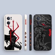Anime Guts Berserk Dragon Side Printed Liquid Silicone Phone Case For ONE PLUS 9R  9 8T 8 7T 7 6 Pro NORD 2 3 5G ACE 2V