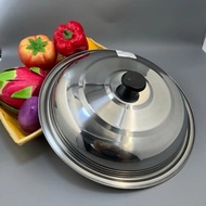 Frying Pan Lid Stainless Steel/ Stainless Steel Frying Pan Lid Multifunctional Stainless Steel Pan L