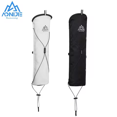 AONIJIE E4418 Newest Lightweight External Hiking Pole Storage Bag Fish Bone Pocket Opening Tightenin