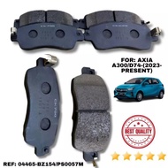 PERODUA AXIA 2023 FRONT DISC BRAKE PAD BZ154