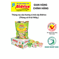 Rau Câu Hương Vị Trái Cây Bidrico ( Thùng 8 túi 960g )