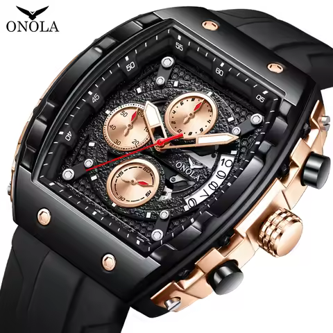 ONOLA Original Top Brand Men Watch Digital Quartz Watch Men Luminous Waterproof Date Watch Men's Spo