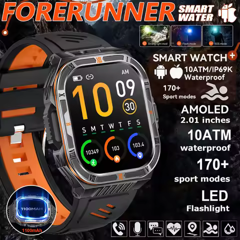 New T-Rex3 Ultra 1100mAh Battery Smart Watch GPS Track Compass IP69K Waterproof Sports tracker Outdo