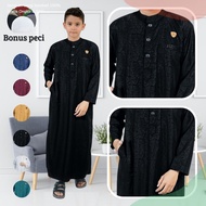 Al-HABIB/GAMIS ANAK EMBOS USIA 5-14 TAHUN PREMIUM/JUBAH ANAK EMBOS /GAMIS PAKISTAN ANAK KAIN EMBOS T