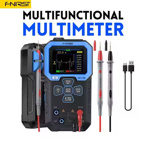 FNIRSI DMT-99 Digital Multimeter True RMS 10000 Counts Resistance Capacitance Frequency Temperature 