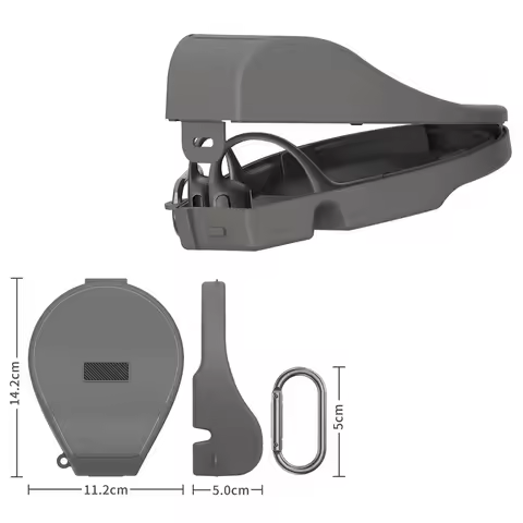 Headphone Storage Case for SHOKZ Run Pro 2 Standard/Mini/Swim Pro Cover with Hook Dust-proof and Sho