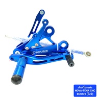 เกียร์โยง TENA NOVA-RS สีน้ำเงิน BOUSHI งานมิเนียมCNCหนา สีไม่ลอก ไม่ซีด สวยกริบ เทน่า เกียร์แต่ง โบ