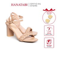 Women's High Heel Sandals 3cm_5cm_7cm Hanatabi Square Toe Tie BackC SoleTA Bigsize(41)Code HNSDG7F91
