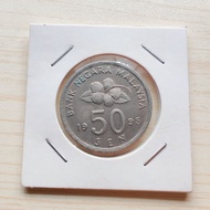Duit Syiling 50 Sen Malaysia Tahun 1995 50 Cent Coin