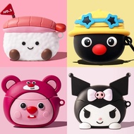 For EDIFIER W260NC Case 3D Cute Sushi Penguin EDIFIER W260NC Clear Case Soft Case Cartoon Kuromi Toa