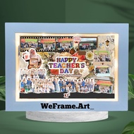 Teacher's Day Gift [1st Anniversary] Teacher's Day Gift/ Teacher's Day Frame/ scrapbook Frame/ Teach