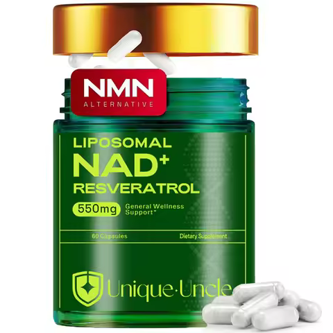 NAD Resveratrol Supplement - 550mg | NAD Liposomal Supplement for Men and Women | NMN Supplement Alt