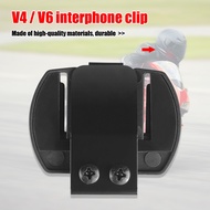 For V6 V4 Helmet Intercom Clip Mounting Bracket Accessory for V6 V4 Full Duplex Motorcycle Bluetooth