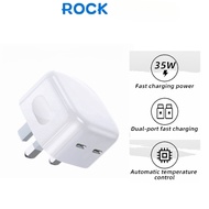 ROCK T58 35W Dual USB-C / Type-C Ports PD Charger