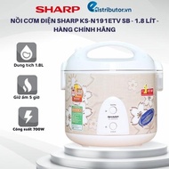 Nồi Cơm Điện Sharp KS-N191ETV SB - 1.8 Lít - Hàng chính hãng