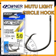 OWNER HOOK MUTU LIGHT CIRCLE FISHING HOOK 5114
