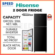 [SABAH ONLY] HISENSE 2 DOOR FRIDGE 206L/168L RT220N4ABN INVERTER 5 STAR 省电冰箱 ICE BOX PETI AIS JIMAT 