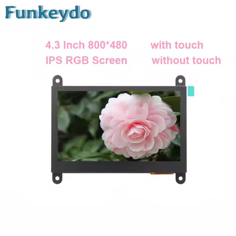 4.3" 4.3 Inch 800X480 RGB LCD Display Module IPS TFT Touchscreen Monitor for atomic/Wildfire/STM32/E
