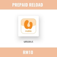 RM10 U mobile prepaid reload / top up umobile