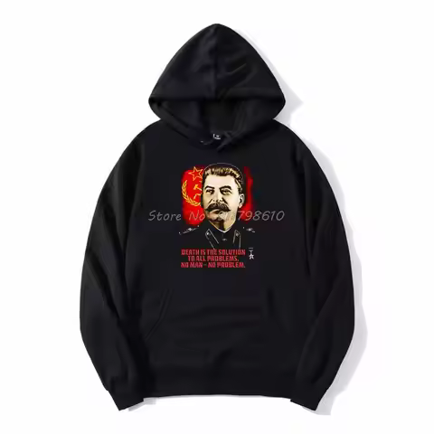 USSR Communist Allied Nations Joseph Stalin Hoodie Russia Men Hooded Fleece Hoodies Sweatshirt Stree