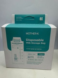 Mother-K 一次性溫感免洗奶瓶袋 250ml (120pc)