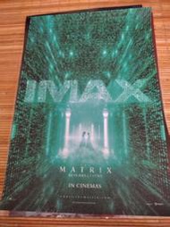 駭客任務：復活 MATRIX : RESURRECTION 電影IMAX 海報