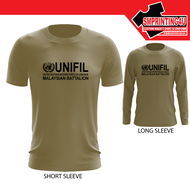 T-Shirt Army Style MALBATT Design Baju Askar Warna Sand Inner Loreng (SM017)