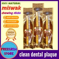 【Miswak⚡】1/4/6Pcs Miswak Vacuum Sealed Natural Flavored Chew Sticks for Humans Teeth Stick Branch To