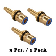 Hardware Store6 3-Piece Set Spare Parts Ceramic Valve Faucet Size 1/2" (4 Hun) 1/2" (3 pcs) THE TOOL