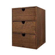 Wood Organizer Drawers Storage Drawer Wooden Shelf Desk Desktop Box Layer Multi File Makeup Table Tier Jewelryfor 3
