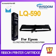 LQ-590 LQ-590H ผ้าหมึกพร้อมตลับ Ribbon สำหรับ EPSON LQ590 LQ590II FX890 S015329 FX890 LQ590 LQ590K L