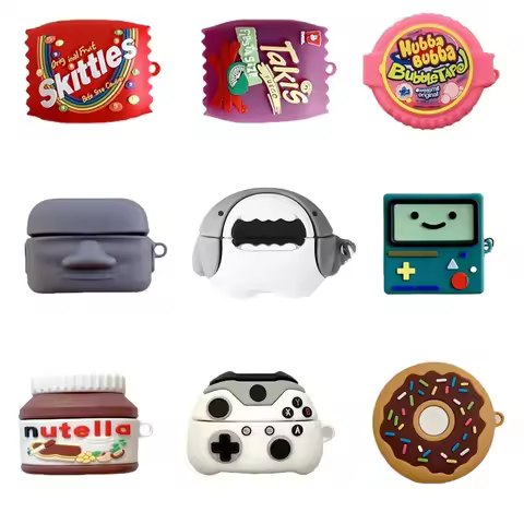 3D Cute Cartoon Earphone Case For Samsung Galaxy Buds 2 Pro FE Creativity Bubble Gum Snacks Cover Fo