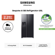 [Climate Voucher Eligible] [Pre-Order] Samsung  RS70F65K3FSS SBS -AI Energy Mode Bespoke Refrigerato