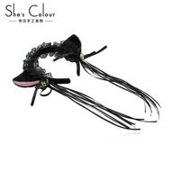 Lolita Cat Ear Headband Female Rabbit Headband lolita Headwear Children's Hair Accessories Christmas