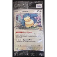 [SEALED] 2025 Pokemon En Journey Together Promo 117 Hop's Snorlax Cosmos Holo Pokemon Card Original 