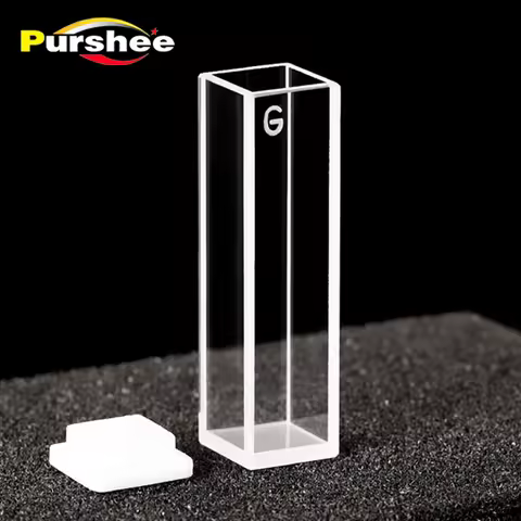 German Imported Glass Cuvette 1-100mm Optical Path 2-Side 4-Side Transparent Laboratory Spectrophoto