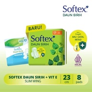 Softex Daun Sirih Women's Sanitary Napkins 23 cm 8 pads Softex Wing Non Wing contents 8