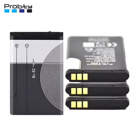 1020mAh BL-5C BL 5C BL5C Lithium Polymer Phone Battery For Nokia 1100 1110 1200 1208 1280 2600 2700 