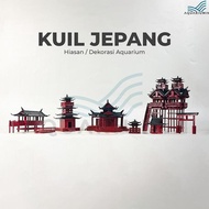 Japanese Temple Miniature House Decoration Aquarium Decoration/ Aquascape Paludarium LS