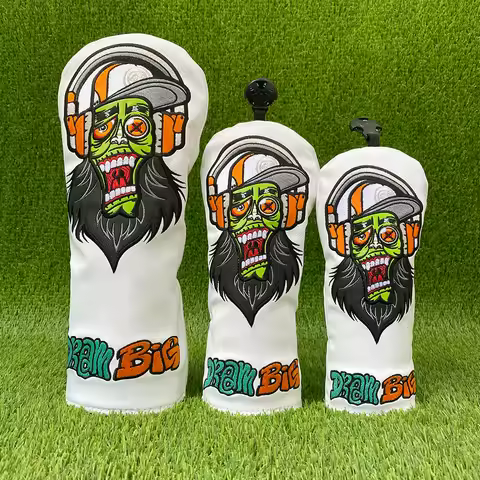 1pc/3pcs Driver/Fairway/Hybrid Headcover - Simple Golf Club Cover, Fashionable Golf Head Cover Golf