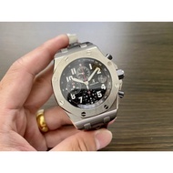APFFactory Aibi Royal Oak Offshore26470Watch Wrist，“Ceiling Work Put an End to Fake”，3126Movement Timing Running Seconds Cowhide Leather Automatic Mechanical Watch Men's Watch