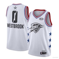 2019 All-Star Game NBA Jersey Oklahoma Thunder Westbrook Classic Jersey Sports Vest Commemorative Ed