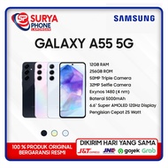 SAMSUNG A55 5G 12/256 GRS RESMI TERMURAH