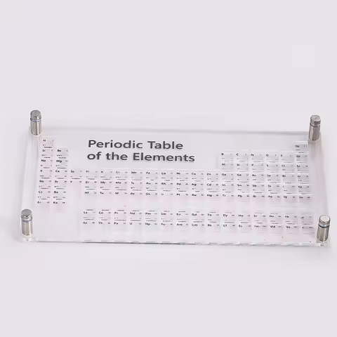 Acrylic Periodic Table Bracket Display Tray for 10mm Element Cubes Collection Science Education Stor