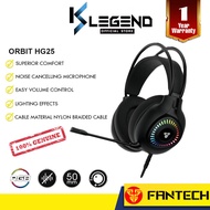 Fantech ORBIT HG25 7.1 Virtual Surround Sound Gaming Headset  - 1 Year Warranty
