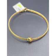 Emas 375 bangle lembut 16cm (G25)