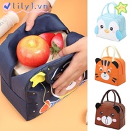LILY Insulated Lunch Box Bags,  Cloth Portable Cartoon  Lunch Bag, Convenience Thermal Bag Lunch Box Accessories Tote Food Small Cooler Bag