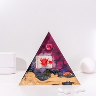 Fox epoxy resin lamp.FOX epoxy resin lamp