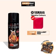 Samurai Y138 Brilliant Red Yamaha Color - Aerosol Coating Spray Paint for Automotive Car Motorcycle