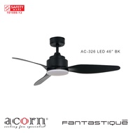 Acorn Fantastique AC-326 | 46 Inch Ceiling Fan | 24W LED Tri-Color